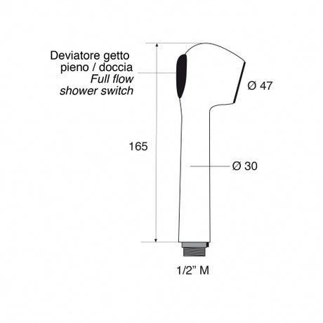 Barka D55 Shower Handle 03.60.05500