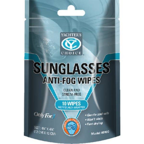 Yachter's Choice Sunglass Anti-Fog Wipes 40100