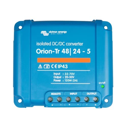 Orion-Tr 48/48 Isolated DC-DC converter ORI484810110 - 120W (5A)