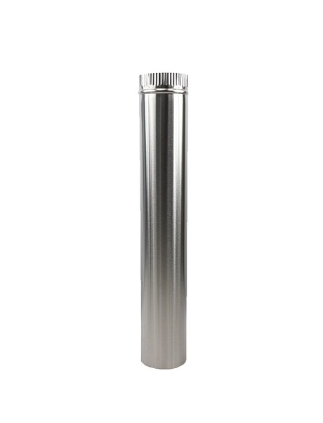 Dickinson 22in Long Chimney Pipe - Stainless Steel 16-000 - 3"
