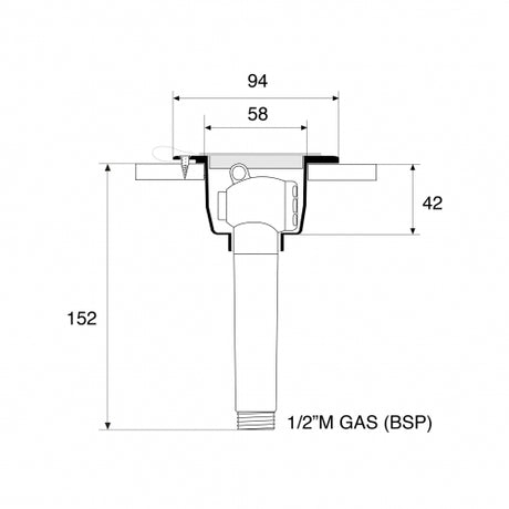 Barka DR1513 on-off Shower 03.66.15112