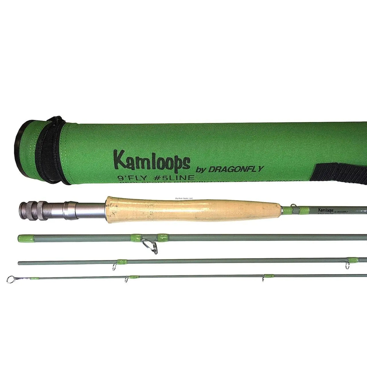 Dragonfly Kamloops 2 Fly Rod with Cordura Tube Dragonfly