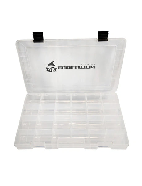 Evolution Outdoors Clear Quicklatch Tackle Trays - 3700 - 14" x 8.5" x 1.75"