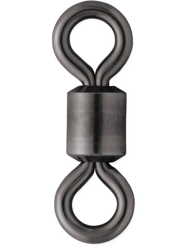 VMC BSRS Black Stainless Steel Rolling Swivel #1/0 5PK