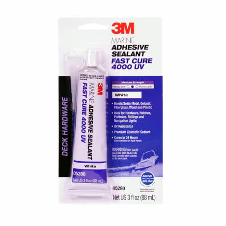 3M 4000UV Fast Cure Marine Adhesive Sealant – White