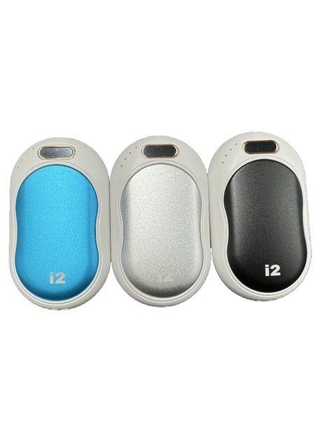 i2 Rechargable Magnetic Hand Warmer - Silver