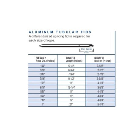 Samson Aluminum Fids - 5/16" (SAM9010200)