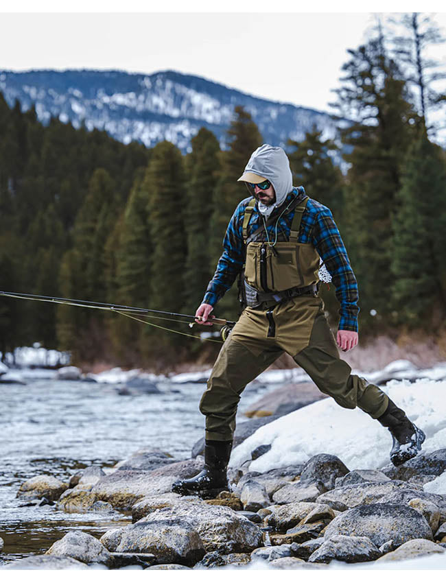 Simms M's Freestone Z Bootfoot Waders - Rubber Sole 13916-302-3010 - L12