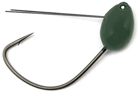 Gamakatsu G Finesse Jig Head Wacky Green Pumpkin 312411-GP-3/16 - 1/0-3/16 - 3