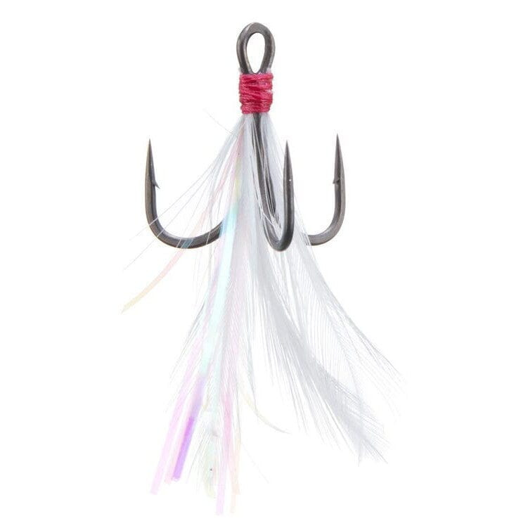 Gamakatsu G-Finesse Feathered Treble MH - White