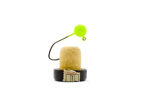 Jig Geek Jig Head Green Chartreuse 12JH-GC - 1/2oz with 3/0 Hook pk