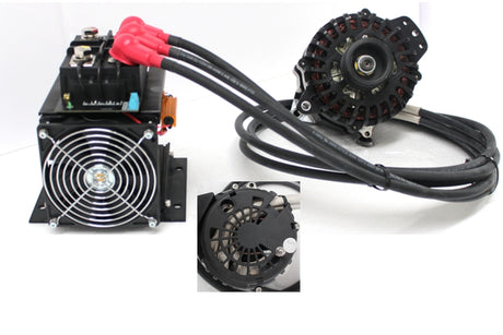 GenMaax Saddle Mount, 24 Volt, 165A Alternator, Remote Rectified