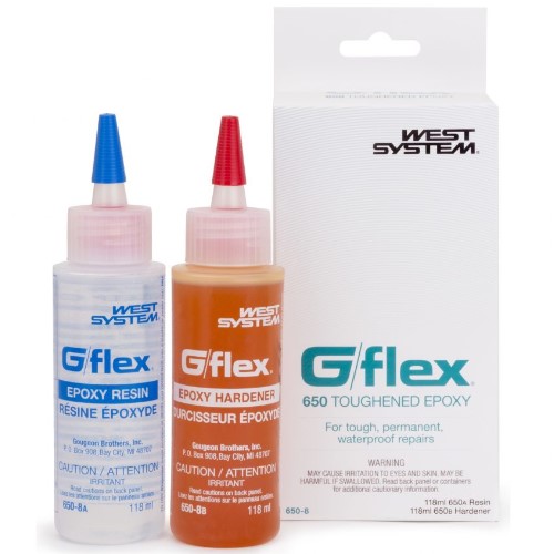 West System G-Flex Toughened Epoxy Kit 650-8 - 4oz