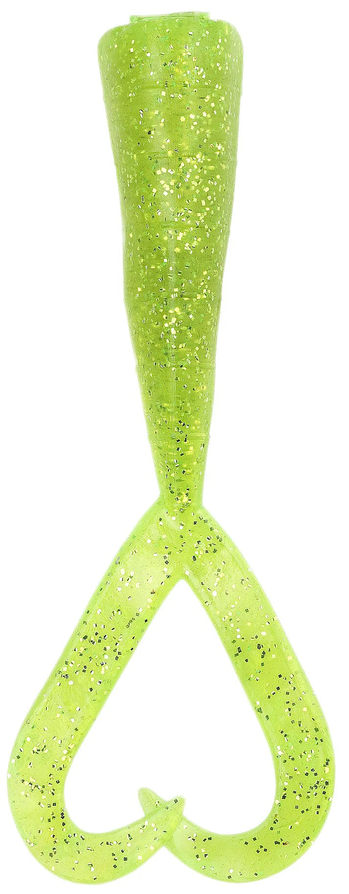 Zak Tackle 10" Jumbo Tail - Chartreuse/Silver 1pk