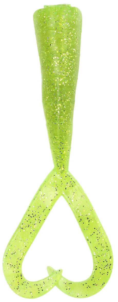 Zak Tackle 10" Jumbo Tail - Chartreuse/Silver 1pk