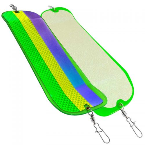 Gibbs Highliner #1 - "A" Guide Series - Lemon Lime Green Blade Flasher 0777A-1LLG