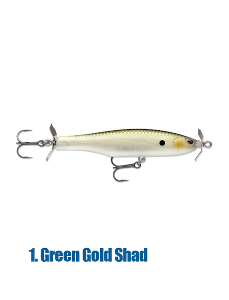 Storm Arashi Spinbait 8 - 8. Ghost Pearl Shad