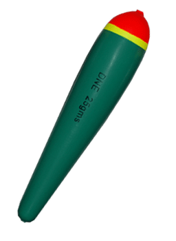 DNE EVA Foam Float - Green Body Red Top DNE FISHING TACKLE