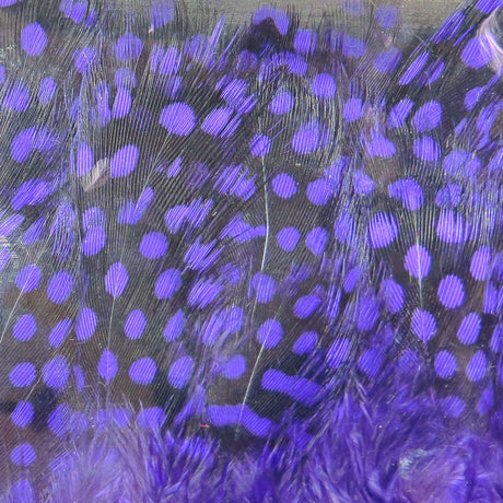 Hareline Dubbin UV2 Large Eyed Guinea Feathers