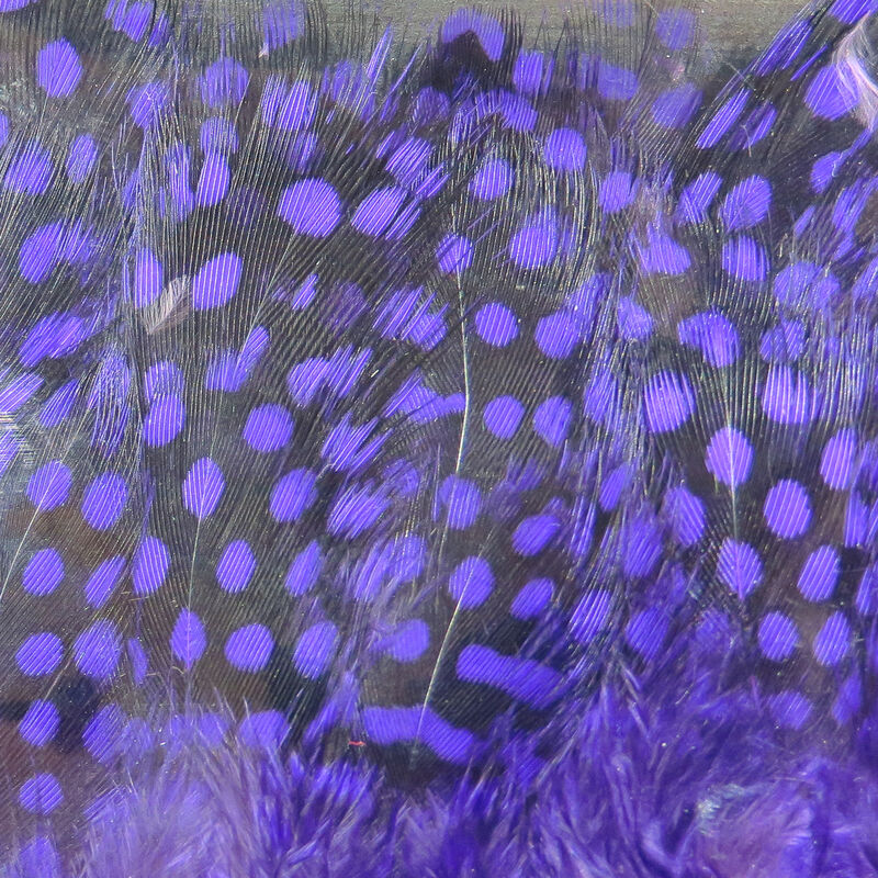 Hareline Dubbin UV2 Large Eyed Guinea Feathers