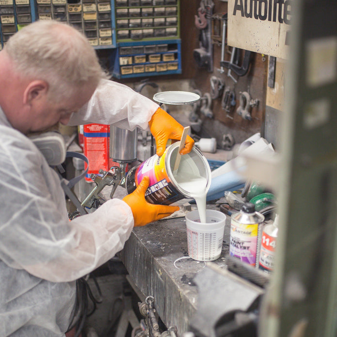 Glove Works Industrial Orange RDT Nitrile Gloves