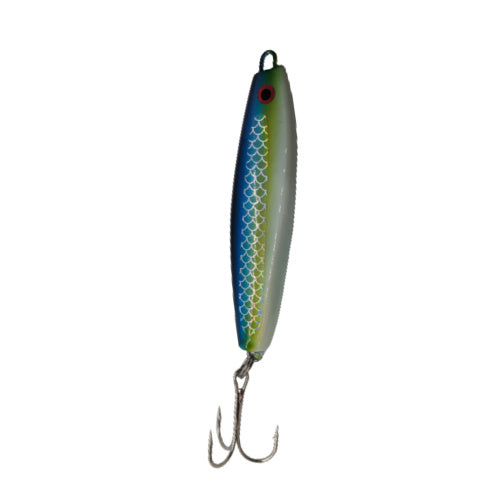 Delta Half Jig - HC Custom Herring Aid/Glow 00402HA - 2oz
