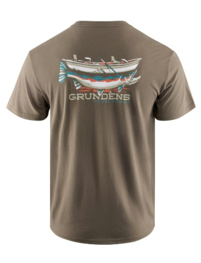 Grundens T-Shirt Drift Boat SS – Otter 50462-OT-S - Small