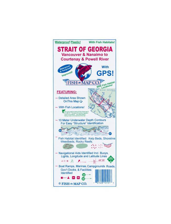 Fish-N-Map Co - Strait of Georgia FISH-N-MAP-SOG2