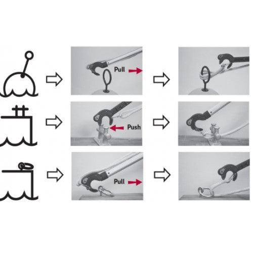 Hook N Moor Telescoping Boat Hook - 2.5m