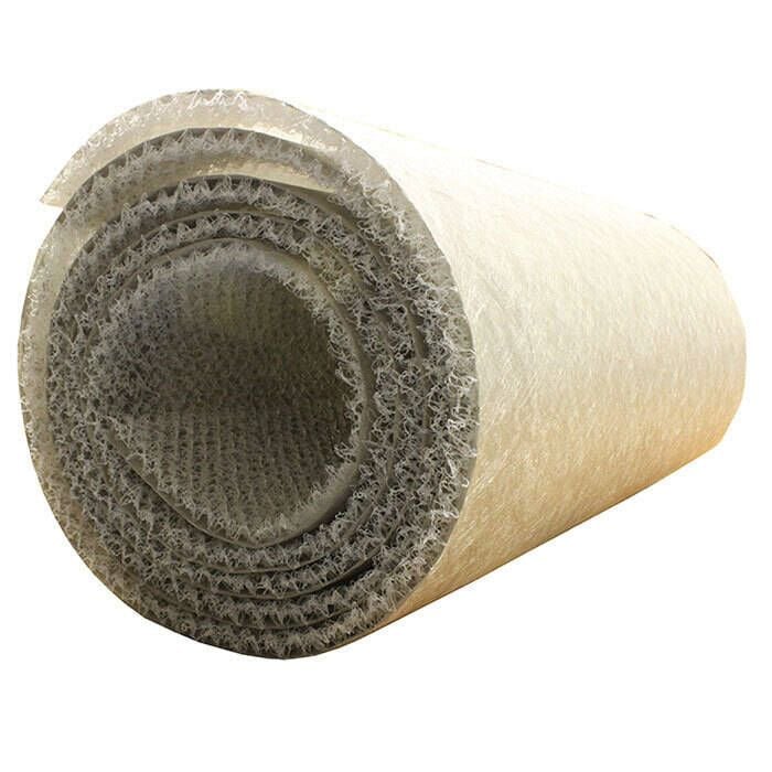 Roll of HyperVent condensation prevention underlay with breathable fabric backing, sold by the foot to improve airflow beneath boat, RV, camper van, and cabin mattresses.