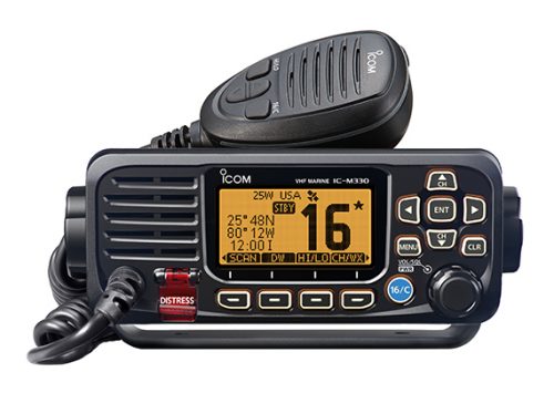 Icom IC-M330G Fixed mount VHF marine transceiver - White