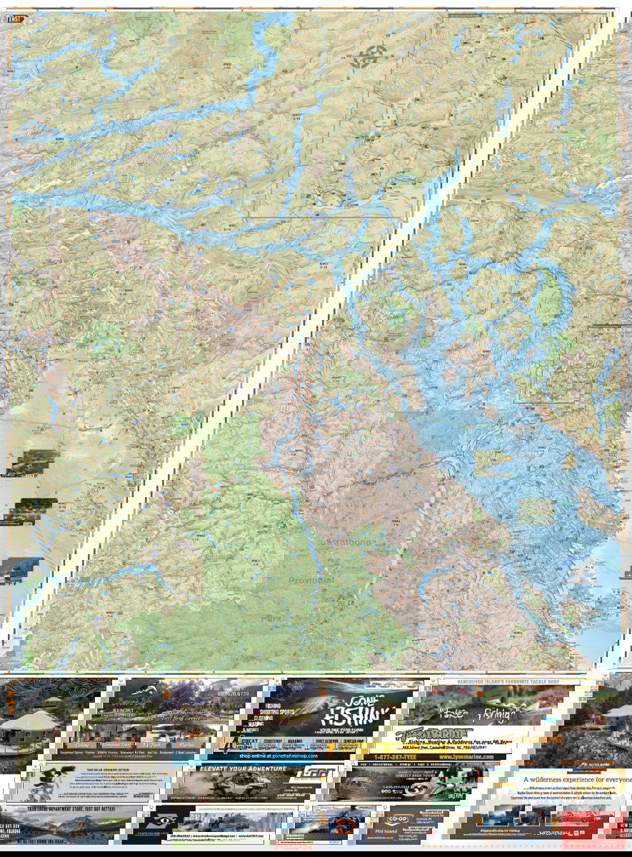 Vancouver Island North Recreation Map