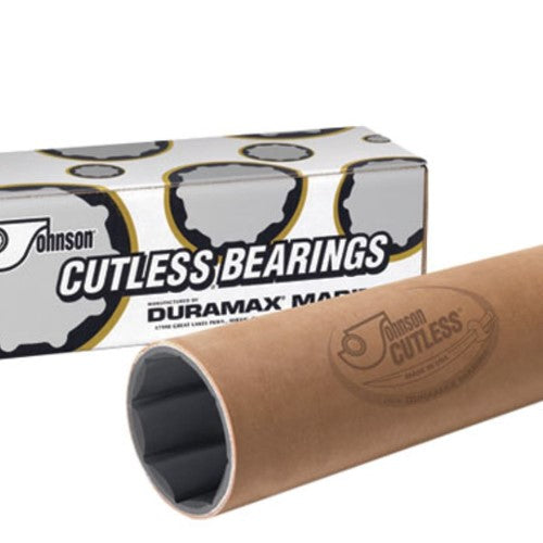 Johnson Duramax Cutless Naval Brass Sleeve Bearings - ABLE - 3/4 x 1-1/4 x 3