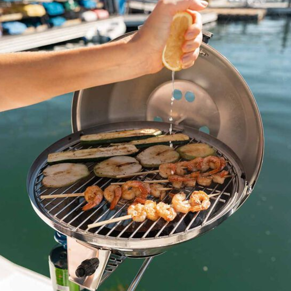 * Magma Stainless Steel Marine Kettle 3 BBQ Gas Grill – Party Size, Portable & Durable A10-217-3CSA