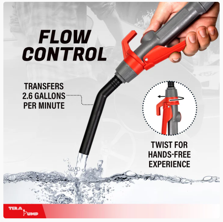 Telescopic Battery Powered Fuel Transfer Pump