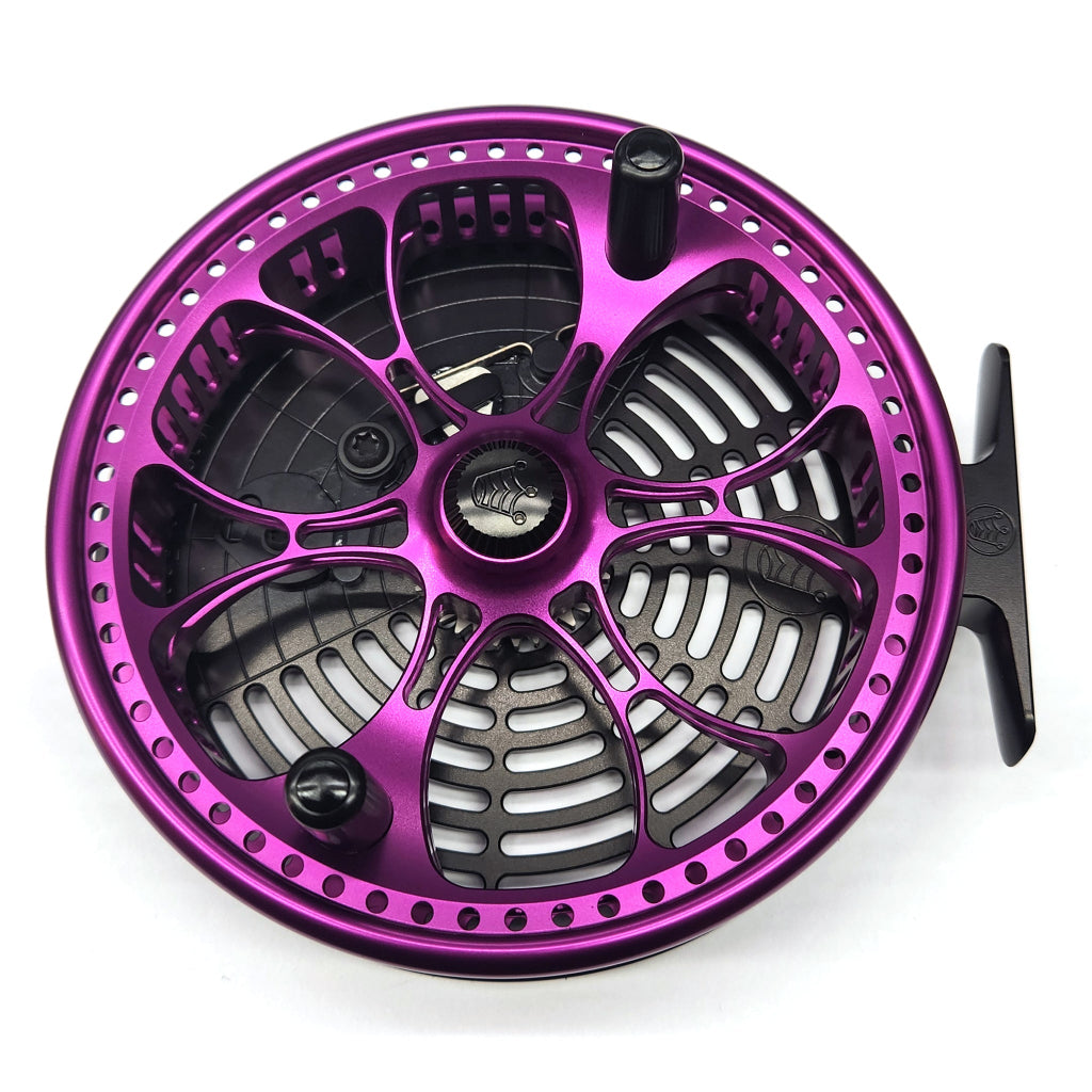 Kingpin Zeppelin Aero 500 Centerpin Reel - Black & Purple