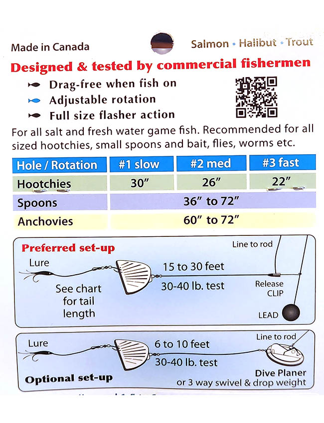 Kitetail Flasher - UV Disco KT126
