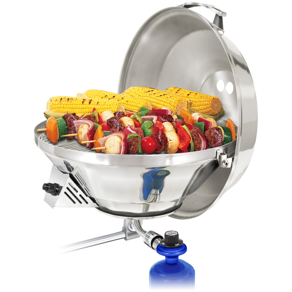 * Magma Stainless Steel Marine Kettle 3 BBQ Gas Grill – Party Size, Portable & Durable A10-217-3CSA