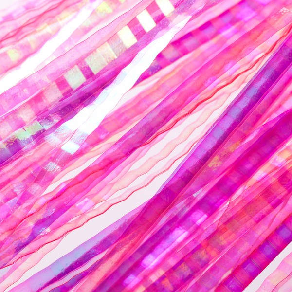 Hareline Lateral Scale 1/16" - Pink Dyed Pearl