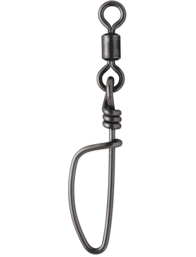 BSTSS Black Stainless Steel Tournament Snap Swivel 1/0 2PK