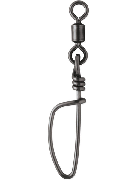 BSTSS Black Stainless Steel Tournament Snap Swivel 1/0 2PK