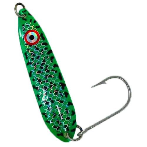 Lighthouse Lure Big Eye Spoon - The Pickle - 3.5"