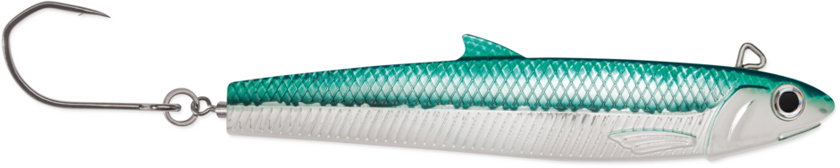LUHR JENSEN ANCHOVY ROLL - Green Flash - 3.5"