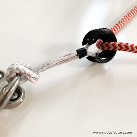 Nodus Factory Loop and Ring Textile Strop with Ring (Static Open Ring) - L4 static - Breaking Load 3000-2150-1500 rope Halyard/Sheet 8/10mm