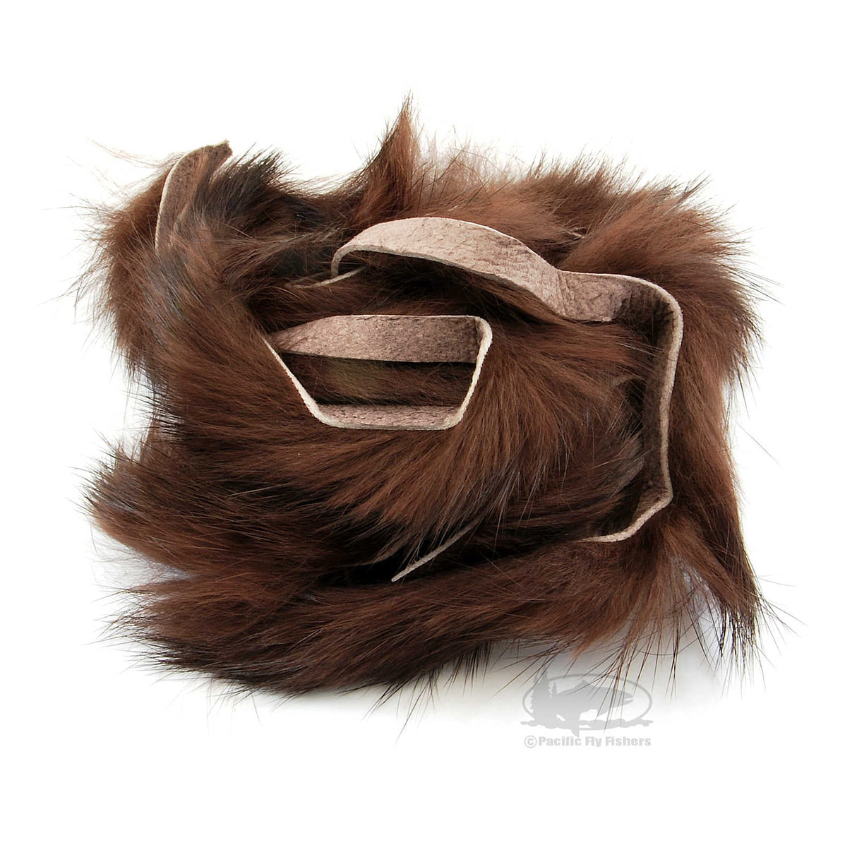 Magnum Rabbit Strips - Dark Brown - Fly Tying Materials