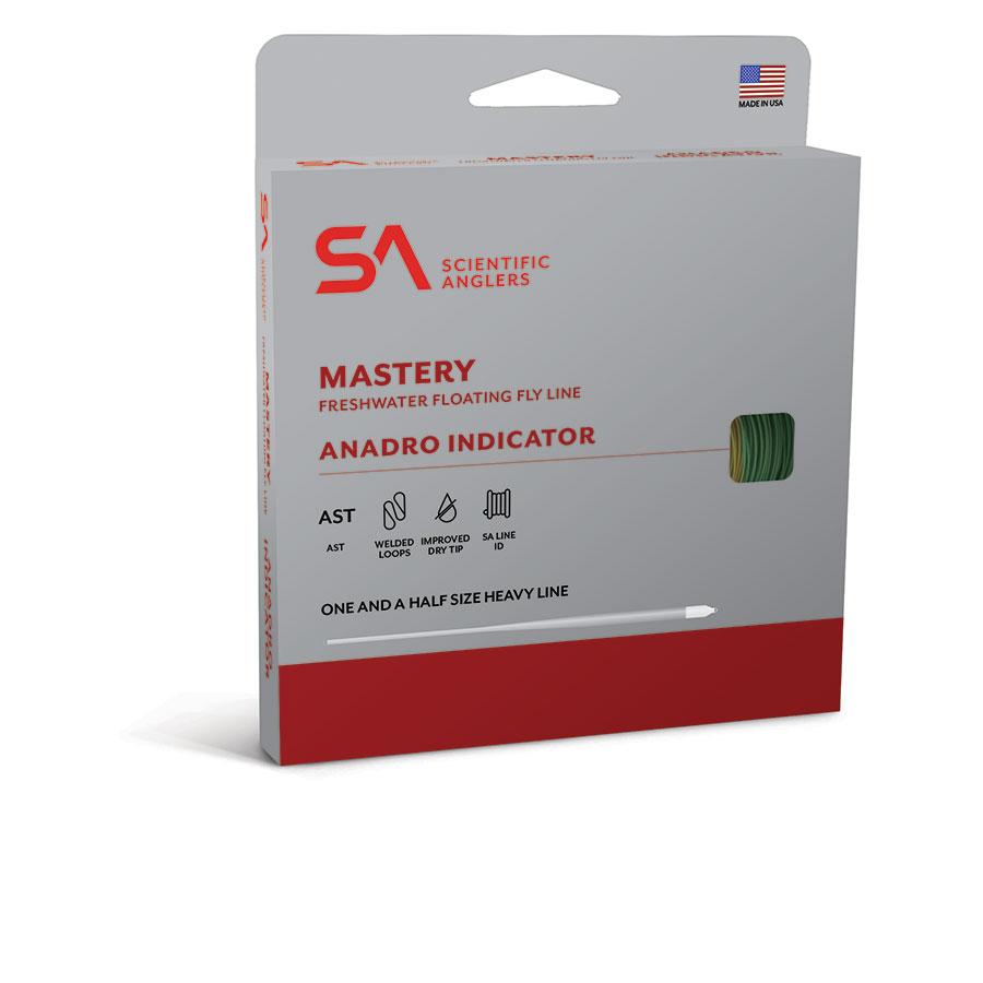 Scientific Anglers Mastery Anadro Indicator Fly Line - Green / Yellow