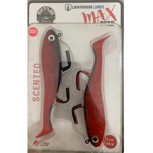 Lighthouse Max Shad 3oz Swimtail - Georgia Brown