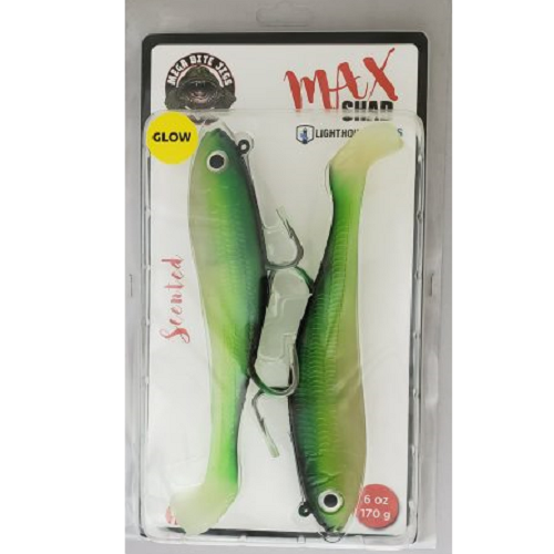 Lighthouse Max Shad 6oz Swimtail - Derby Winner