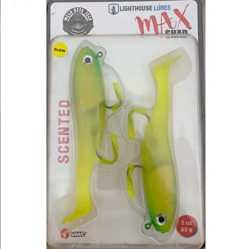 Lighthouse Max Shad 3oz Swimtail - Bazooka
