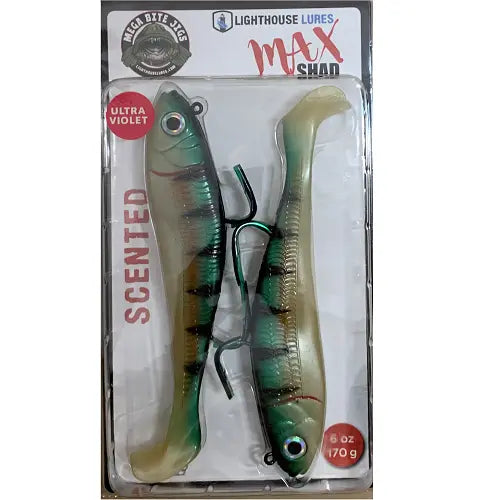 Lighthouse Max Shad 6oz Swimtail - Perch